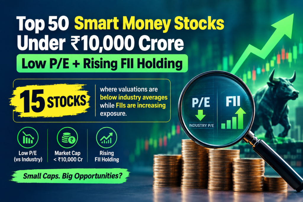 Smart Money Stocks Under ₹10,000 Crore
