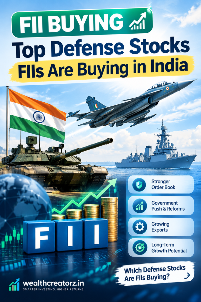 FII Buying Defense Stocks