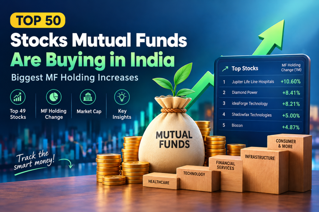 Top 50 Stocks Mutual Funds Are Buying in India